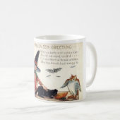  Halloween Wenskaarten Klassieke Posters Koffiemok (Voorkant rechts)