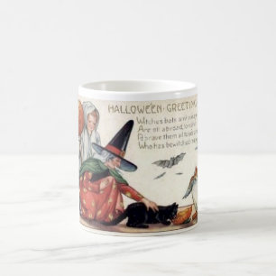 Halloween Wenskaarten Klassieke Posters Koffiemok