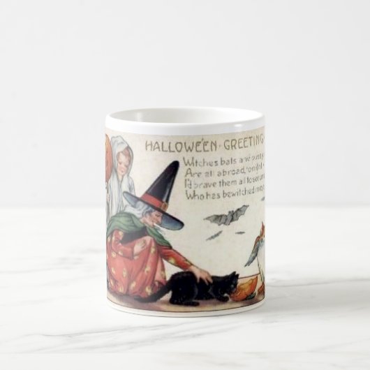  Halloween Wenskaarten Klassieke Posters Koffiemok (Center)