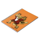 Halloween Werewolf Cat Notitieboek (Linkerzijde)