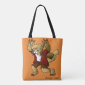 Halloween Werewolf Cat Tote Bag (Achterkant)