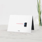 HALLOWEEN WEREWOLF JOKE Card Feestdagen Kaart (Achterkant)