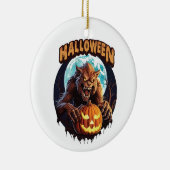 Halloween Werewolf Keramisch Ornament (Rechts)