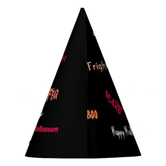 Halloween Werewolf met ballonnen Feesthoedjes (Achterkant)