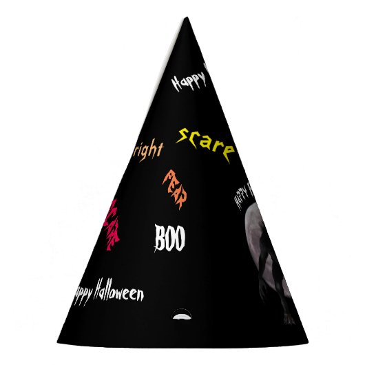 Halloween Werewolf met ballonnen Feesthoedjes (Links)