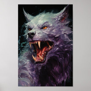 Halloween Werewolf Poster