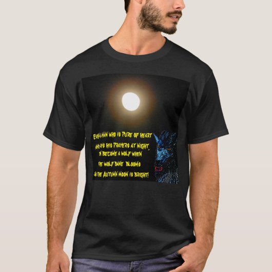 HALLOWEEN WEREWOLF T-Shirt (Voorkant)