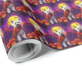 Halloween West Highland White Terriër eng Cadeaupapier (Rol Hoek)