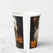 Halloween West Highland White Terrier Pumpkins Papieren Bekers (Rechts)