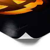 Halloween West Highland White Terrier Pumpkins Perfect Poster (Hoek)