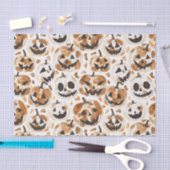 Halloween Western Cowboy Cowgirl Pumpkins Tissuepapier (Craft)