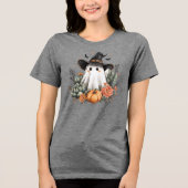 Halloween Western Cowboy Geest  Tri-Blend Shirt (Voorkant)