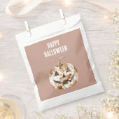 Halloween Western Cowgirl Cowboy Orange Pumpkin Bedankzakje (Geknipt)