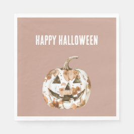 Halloween Westerse Cowgirl Cowboy Oranje Pompoen Servet