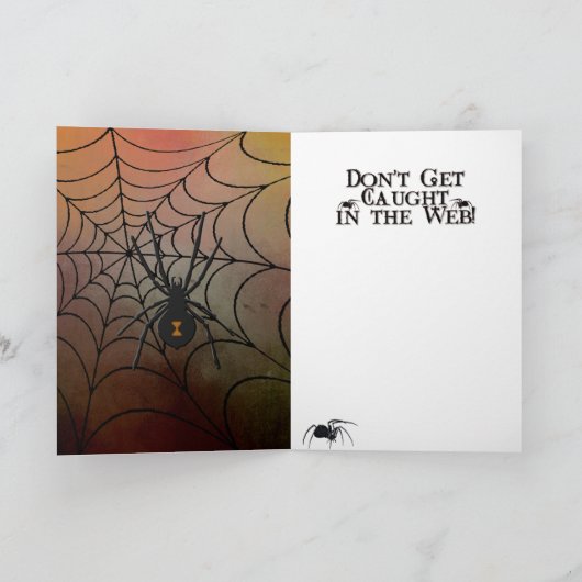 Halloween - Westie - Dame Kaart (Binnen)