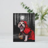 Halloween - Westie - Lady Briefkaart (Staand voorkant)