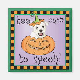 Halloween Westie Magneet