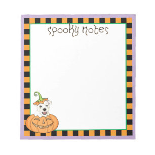 Halloween Westie Notitieblok