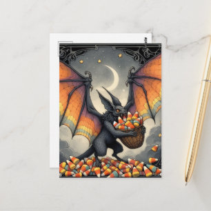 Halloween Wezen Met Snoep Briefkaart