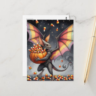 Halloween Wezen Met Snoep Briefkaart