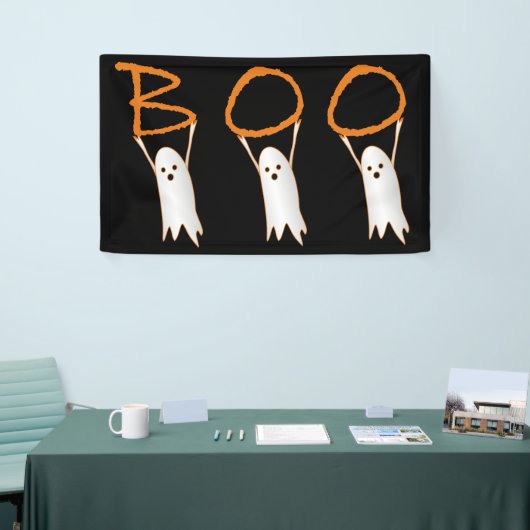 Halloween whimsical "BOO" Spandoek (Beurs)