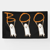 Halloween whimsical "BOO" Spandoek (Horizontaal)