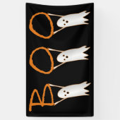 Halloween whimsical "BOO" Spandoek (Verticaal)