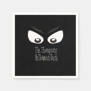 Halloween Whimsical Simple Cute Ghost Eye Servet