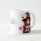 Halloween Whimsical Witch Magic Coffee Mok (Voorkant rechts)