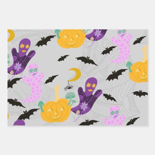 Halloween Whimsy Inpakpapier Vel (Voorkant)