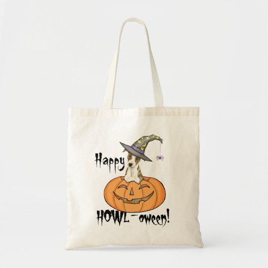 Halloween Whippet Tote Bag (Voorkant)