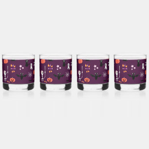 Halloween Whisky Glas
