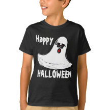 Halloween White Black Ghost