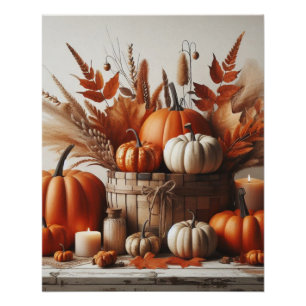 Halloween White Campagne Perfect Poster