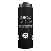 Halloween White Pumpkin Spice Sweet of Nice Thermosbeker (Voorkant)