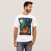 Halloween white T-shirt (Voorkant volledig)