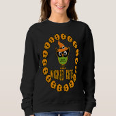 Halloween Wicked Cute Owl Trui (Voorkant)
