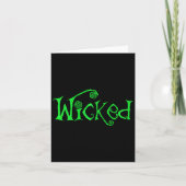 Halloween Wicked Witch Leuk Kostuum Outfit Gift Kaart (Voorkant)