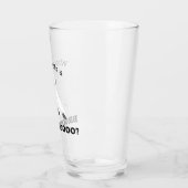 Halloween "Wie wil een Brooo?" Ghost Beer Glass Glas (Links)