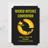 Halloween Wied Witches Convention Party nodigt uit Kaart (Voorkant)