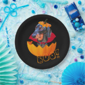 Halloween wiener worstenhond papieren bordje (Feest)