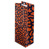 Halloween Wijn Cadeautas (Voorkant Gekanteld)