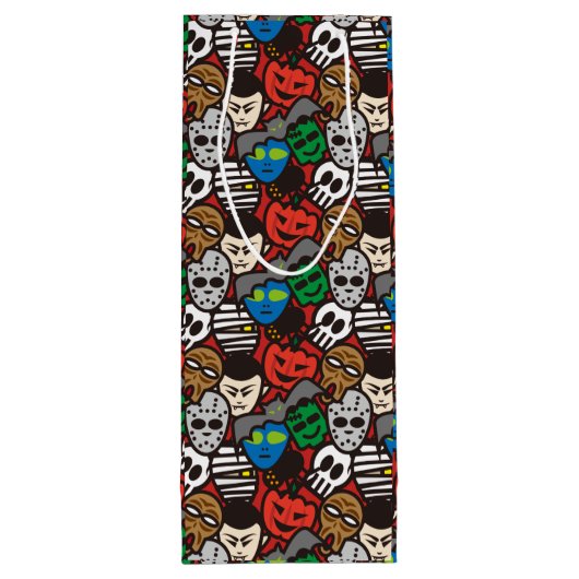 Halloween Wijn Cadeautas (Achterkant)