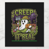 Halloween Wijn Etiket (Enkel label)