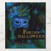 HALLOWEEN WIJN ETIKET (Enkel label)