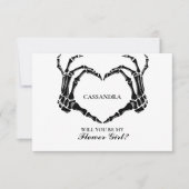 Halloween  Wil je mijn bruidsmeisje zijn Voorstelk Kaart (Voorkant)