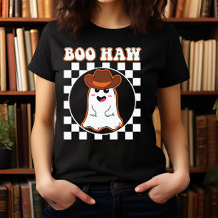HALLOWEEN WILD WEST BOO HAW LEUKE COWBOY GEEST T-SHIRT