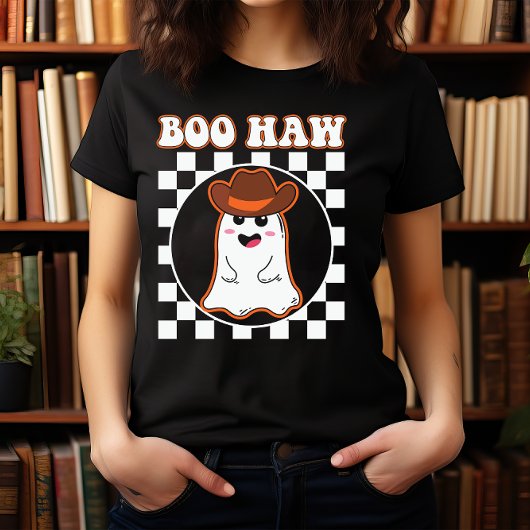 HALLOWEEN WILD WEST BOO HAW LEUKE COWBOY GEEST T-SHIRT