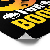 Halloween Will Trade Candy For Books Birthday Poster (Hoek)