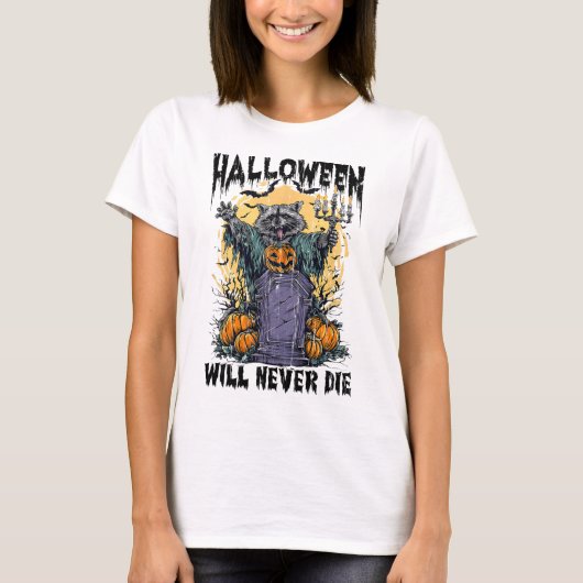 Halloween Will zal nooit sterven T-shirt (Voorkant)